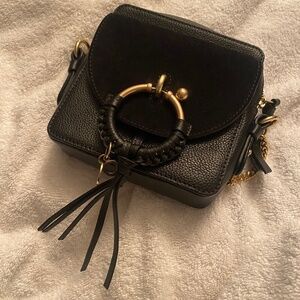 See by Chloe crossbody with chain Gokf detail